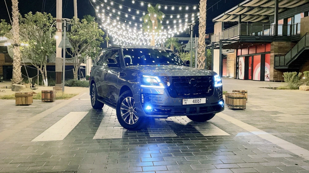 Metallic Grey Nissan Patrol Nismo 2020 for rent in Ras Al Khaimah 1